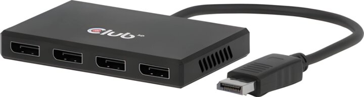 Club 3D CSV-7400 DisplayPort apa - 4x DisplayPort anya 8K30Hz Átalakító Adapter