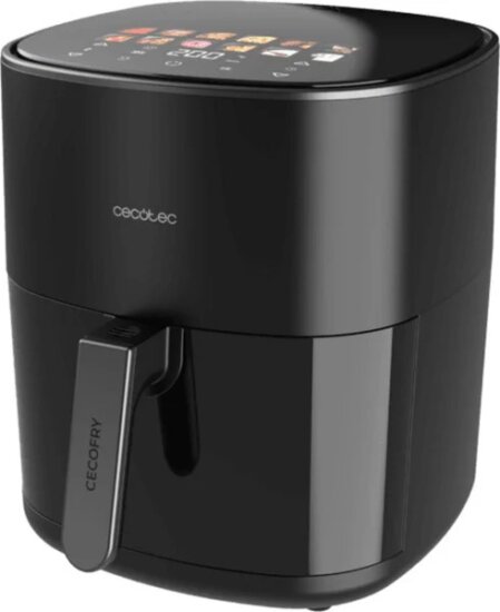 Cecotec Duoheat 6500 AirFryer Forrólevegős sütő 6,5L 2200 Watt - Fekete