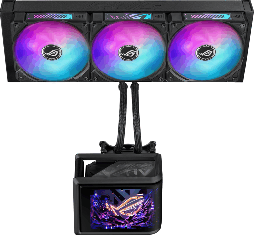 Asus ROG RYUO IV 360 PWM Univerzális CPU Vízhűtés - Fekete