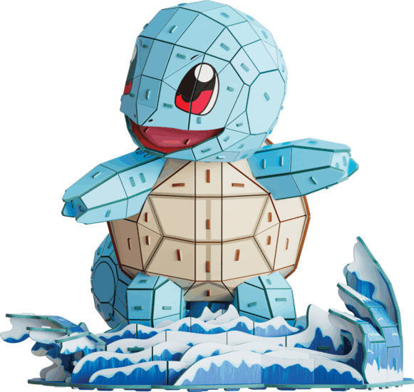 Spin Master 4D Build - Pokémon Squirtle 180 darabos karton makett