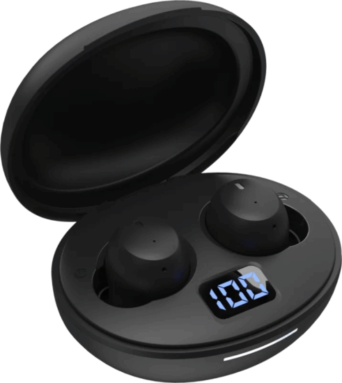 White Shark GEB-TWS02B Vortex-B bluetooth fülhallgató Headset - Fekete