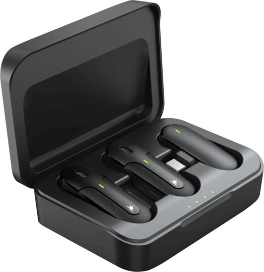 White Shark DSM-05 Ikoro vezeték nélküli csiptethető mikrofon - Fekete