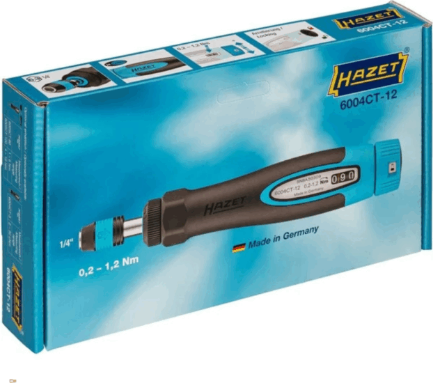 Hazet 6004CT-12 Nyomatékcsavarhúzó 1/4" (0,2-1,2 Nm)