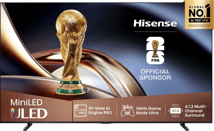 Hisense 100" 100U8Q 16:9 4K UltraHD Mini-LED Smart TV