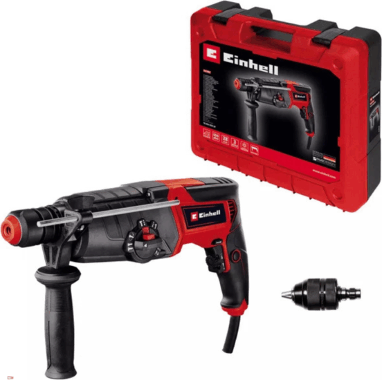 Einhell TE-RH 950 5F Elektromos Fúró-Vésőkalapács + koffer 950 Watt Einhell TE-RH 950 5F Elektromos Fúró-Vésőkalapács + koffer 950 Watt