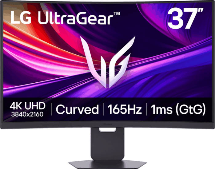 LG 37" 37G800A-B UltraGear 16:9 4K UltraHD VA Ívelt Gaming Monitor - Fekete