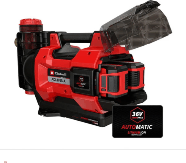 Einhell AQUINNA 36/38 F LED AUTOMATIC Akkus LCD Automatizált Kerti szivattyú 36V Einhell AQUINNA 36/38 F LED AUTOMATIC Akkus LCD Automatizált Kerti szivattyú 36V