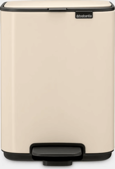 Brabantia BO 4 literes fém pedálos szemetes - Bézs