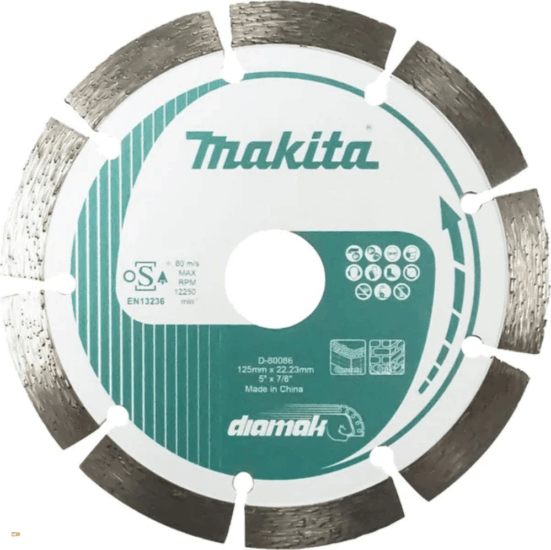 Makita D-80086 DIAMACK Gyémánt Vágókorong Ø125 x 22,23 x 1,8mm