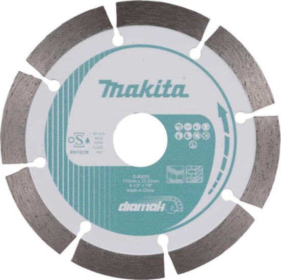 Makita D-80070 DIAMAK Gyémánt Vágókorong Ø 115mm x 22,23 x 1,8mm