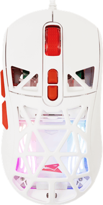 Baracuda BGM-091W Vezetékes Gaming Egér - Fehér