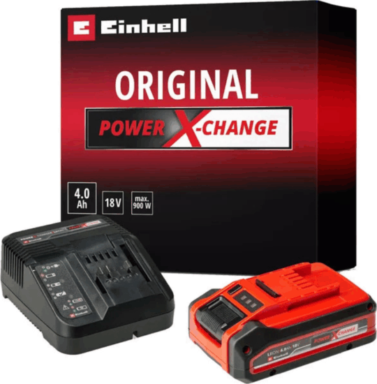 Einhell 4AH PLUS Power-X-Change 18V Akkumulátor 4Ah + Töltő