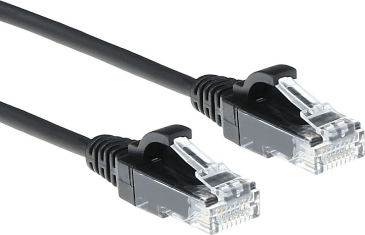 ACT DC9910 U-UTP Cat6a RJ45 Patch Kábel 10m - Fekete
