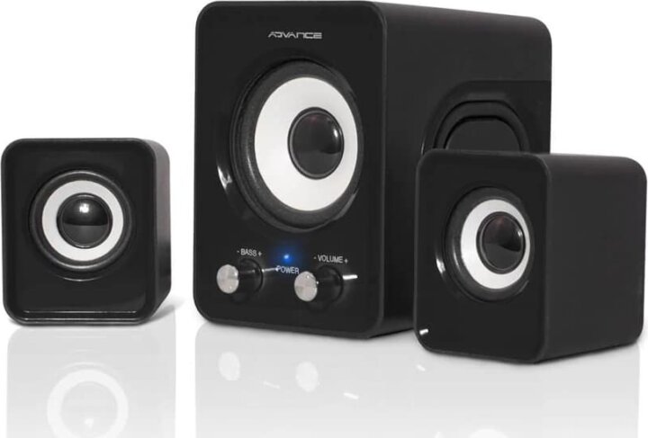 Advance SOUNDPHONICS 2.1 Aktív hangfal 6 Watt - Fekete