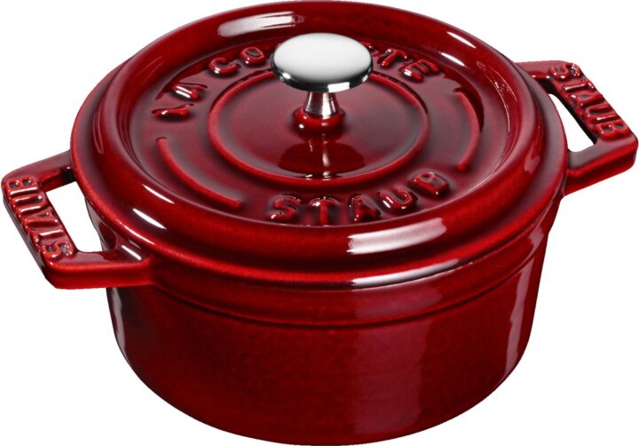 Staub Mini Cocotte Öntöttvas lábas 10cm - Bordó