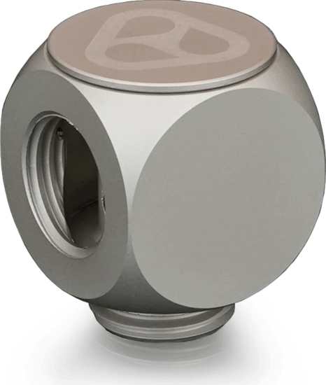 Thermal Grizzly TG-DM-FIT-0204 DeltaMate Rotary 90°-os Forgó Csatlakozó "T" Idom G1/4" apa - 2x G1/4" anya - Ezüst Thermal Grizzly TG-DM-FIT-0204 DeltaMate Rotary 90°-os Forgó Csatlakozó "T" Idom G1/4" apa - 2x G1/4" anya - Ezüst