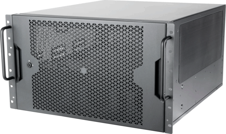 SilverStone SST-RM600 6U Rack Szerver Ház 43,8 x 26,5 x 52,2 cm - Fekete