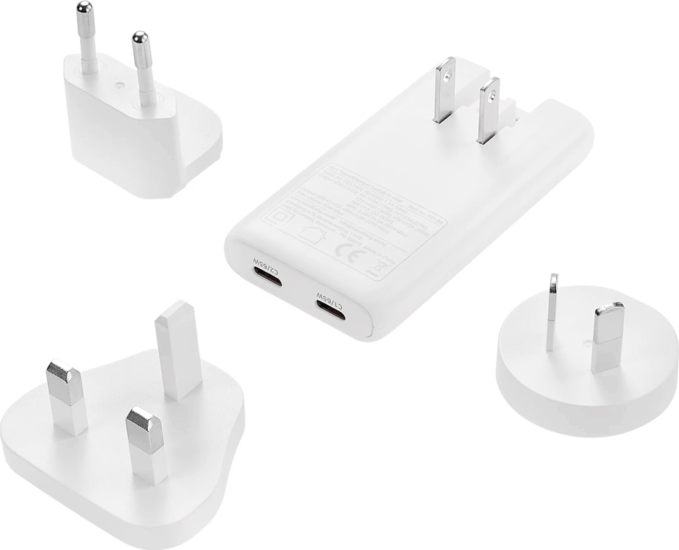 Sandberg 441-68 2x USB-C 4in1 Hálózati Utazó Gyorstöltő Adapter 65W - Fehér Sandberg 441-68 2x USB-C 4in1 Hálózati Utazó Gyorstöltő Adapter 65W - Fehér