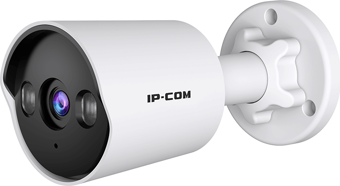 IP-COM IPC3B24C 4mm 4MP kültéri okos IP Bullet kamera - Fehér