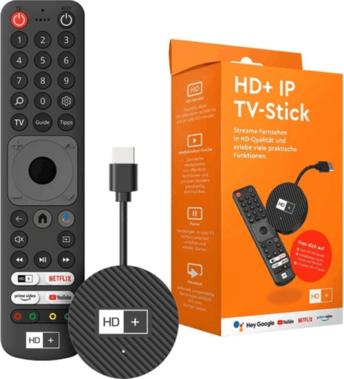 HD+ 22025 IP TV Stick Streaming kliens - Fekete