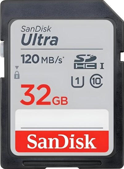 Sandisk 32GB Ultra SDHC UHS-I CL10 Memóriakártya