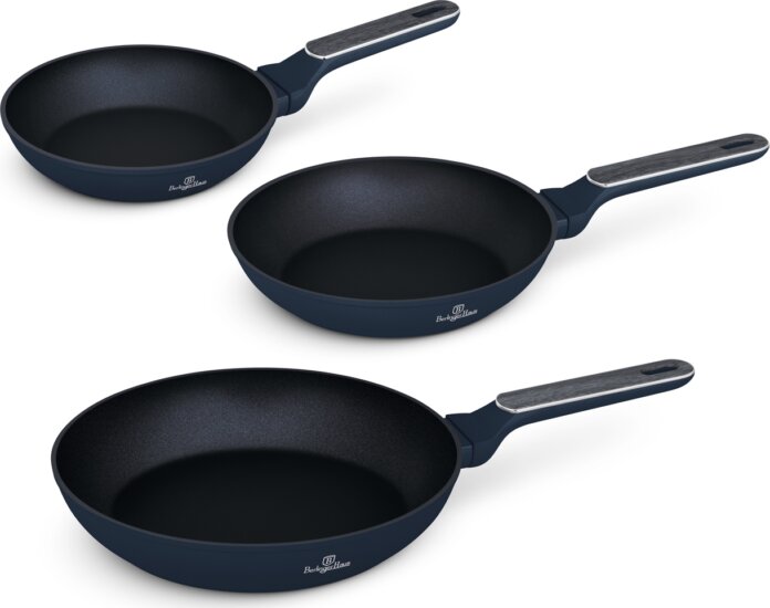 Berlinger Haus BH/8379 3 részes Serpenyő készlet 20 / 24 / 28 cm - Matt kék Berlinger Haus BH/8379 3 részes Serpenyő készlet 20 / 24 / 28 cm - Matt kék