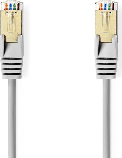 Nedis CCGB85121GY100 SF/UTP Cat5e RJ45 Patch kábel 10m - Fehér