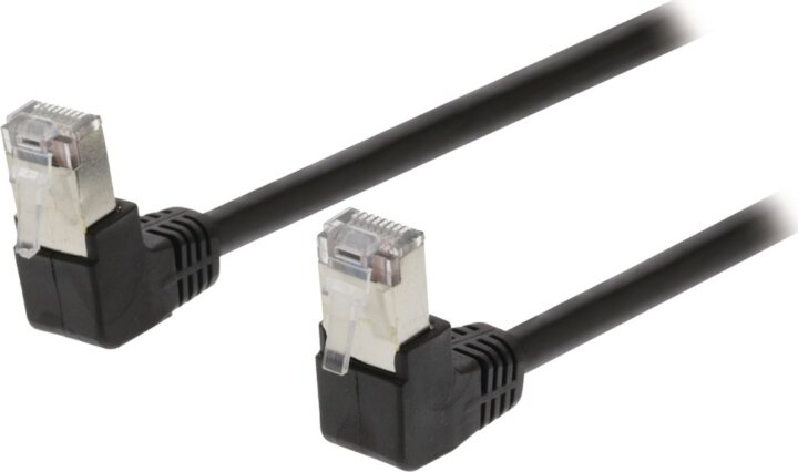 Nedis Valueline VLCP85127B30 SF/UTP Cat5e RJ45 Patch kábel 3m - Fekete