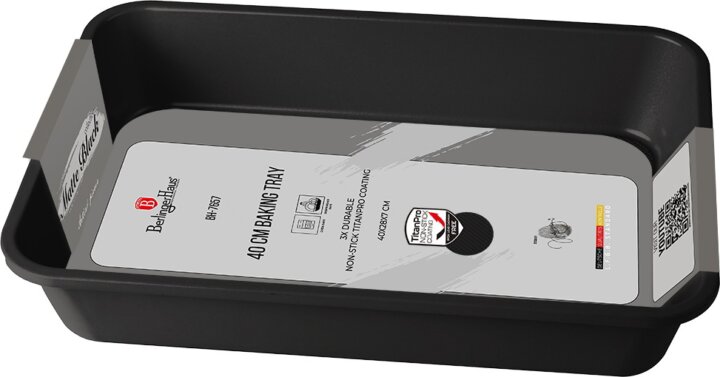 Berlinger Haus BH/7657 Szögletes Tepsi 40 x 28 cm - Fekete