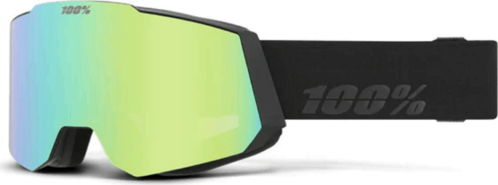 100percent SNOWCRAFT HiPER Green Mirror Lens UV400 Síszemüveg - Fekete/Zöld