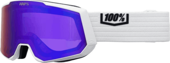 100percent SNOWCRAFT XL HiPER Violet Mirror Lens UV400 Síszemüveg - Fehér/Lila