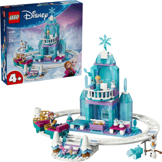 LEGO 43281 Disney - Elsa hercegnő szánkózása a Jégpalota körül LEGO 43281 Disney - Elsa hercegnő szánkózása a Jégpalota körül