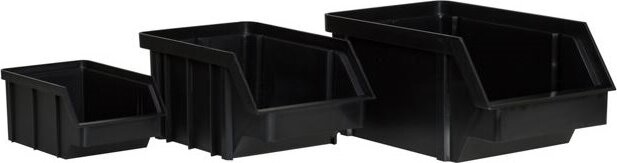 Stalflex BIN-S-BCK Tárolódoboz S méret - Fekete
