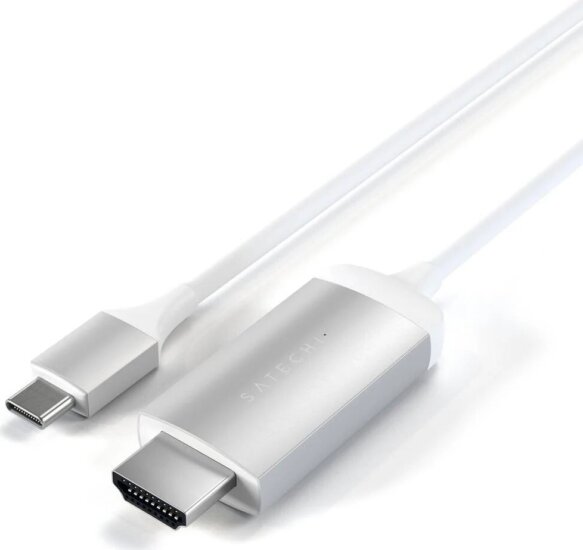 Satechi ST-CHDMIS USB-C - HDMI 2.0 Kábel 1.8m - Ezüst Satechi ST-CHDMIS USB-C - HDMI 2.0 Kábel 1.8m - Ezüst