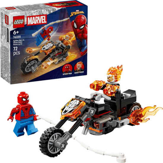 LEGO 76335 Marvel - Super Heroes Pókember vs. Szellemlovas a motorján