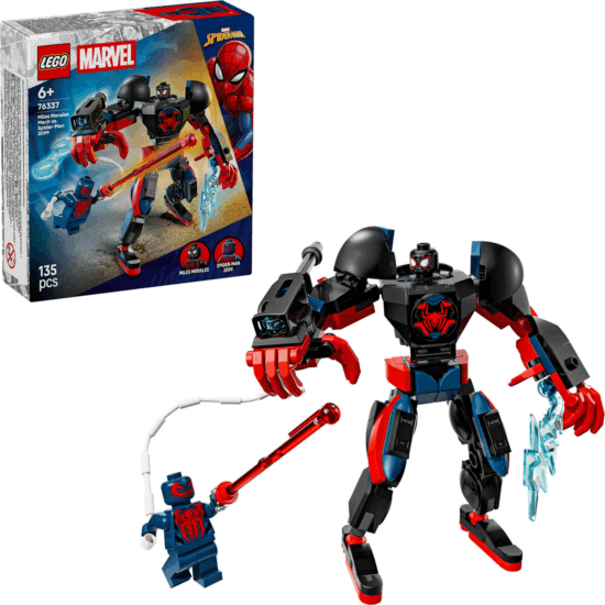 LEGO 76337 Marvel - Super Heroes Miles Morales robotja Pókember ellen LEGO 76337 Marvel - Super Heroes Miles Morales robotja Pókember ellen