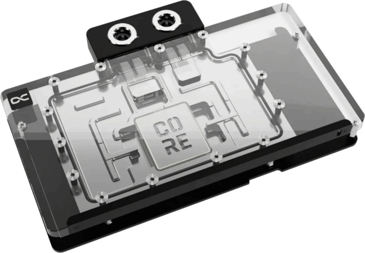 Alphacool Core RX 9070 XT TUF + Prime Videókártya vízhűtés kiegészítő Alphacool Core RX 9070 XT TUF + Prime Videókártya vízhűtés kiegészítő