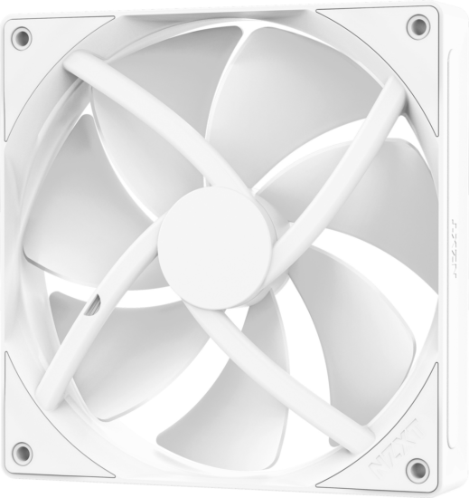 NZXT F140P PWM 140x140x25 Rendszerhűtő ventilátor - Fehér