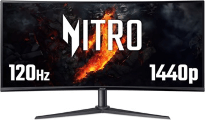 Acer 34" XZ340CUJ0BMIIPHX Nitro 21:9 WQHD VA Ívelt Gaming Monitor - Fekete
