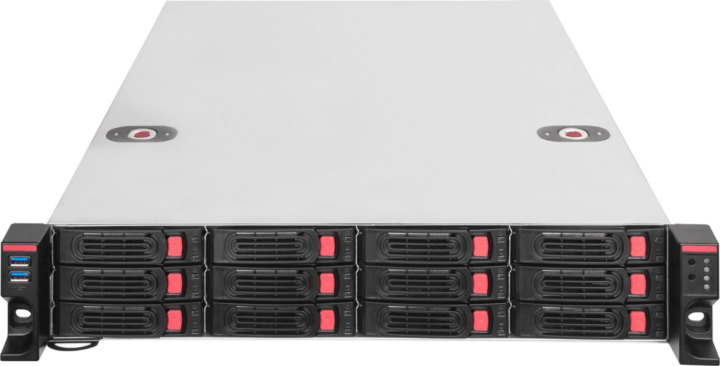 SilverStone SST-RM22-312 2U Rack Szerver Ház (43 x 8,85 x 66 cm) - Fekete/Ezüst