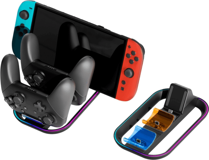 Nacon Gaming 2809502 Nintendo Switch 2 Trio kontroller töltőállvány - Fekete Nacon Gaming 2809502 Nintendo Switch 2 Trio kontroller töltőállvány - Fekete
