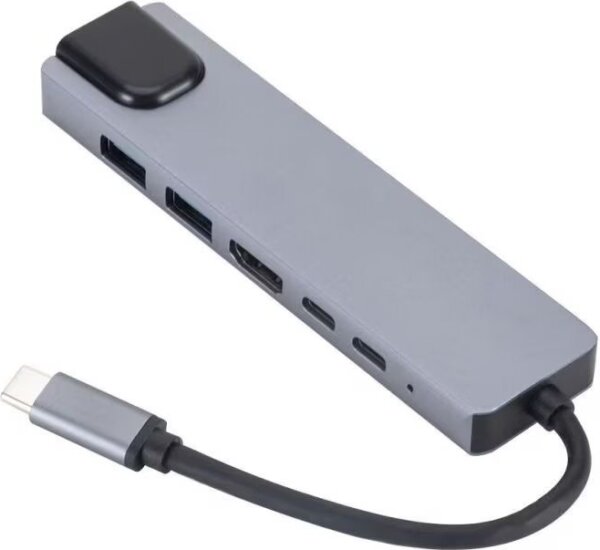 Gembird A-CM-COMBO5-06 Univerzális 6-in-1 USB-C Multiport Adapter Dokkoló