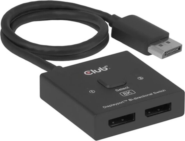 Club 3D CSV-1009 DisplayPort 1.4 2-port Switch Club 3D CSV-1009 DisplayPort 1.4 2-port Switch
