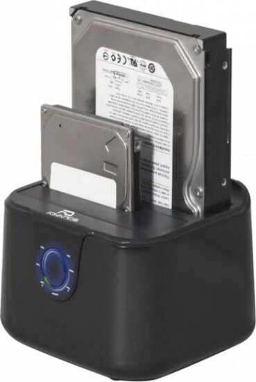 Advance DUALDOCK CLONE HDD/SSD Dokkoló és klónozó állomás (USB 3.0 - 2x SATA)