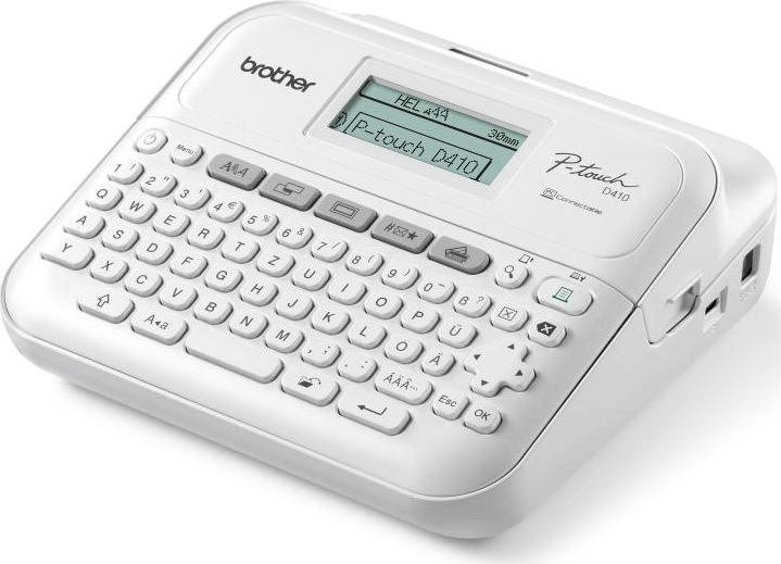 Brother P-Touch PT-D410 Fekete / Fehér Bluetooth Címkenyomtató - Fehér