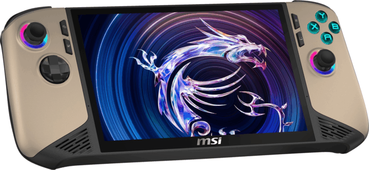 MSI Claw 8 AI+ A2VM-015 Hordozható játékkonzol - Bézs/Fekete