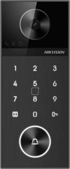 Hikvision DS-KV6124-WBE1 IP kaputelefon - Fekete