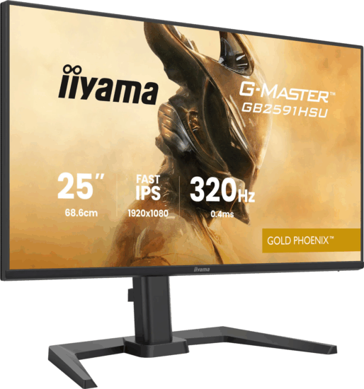 iiyama 24.5" GB2591HSU-B1 G-Master 16:9 FullHD Fast IPS LED Gaming Monitor - Fekete