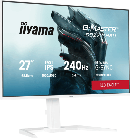 iiyama 27" GB2771HSU-W1 G-Master 16:9 FullHD Fast IPS LED Gaming Monitor - Fehér