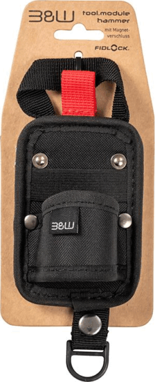 B&W szerszámtartó övtáska kalapácshoz 12x8 cm - Fekete B&W szerszámtartó övtáska kalapácshoz 12x8 cm - Fekete
